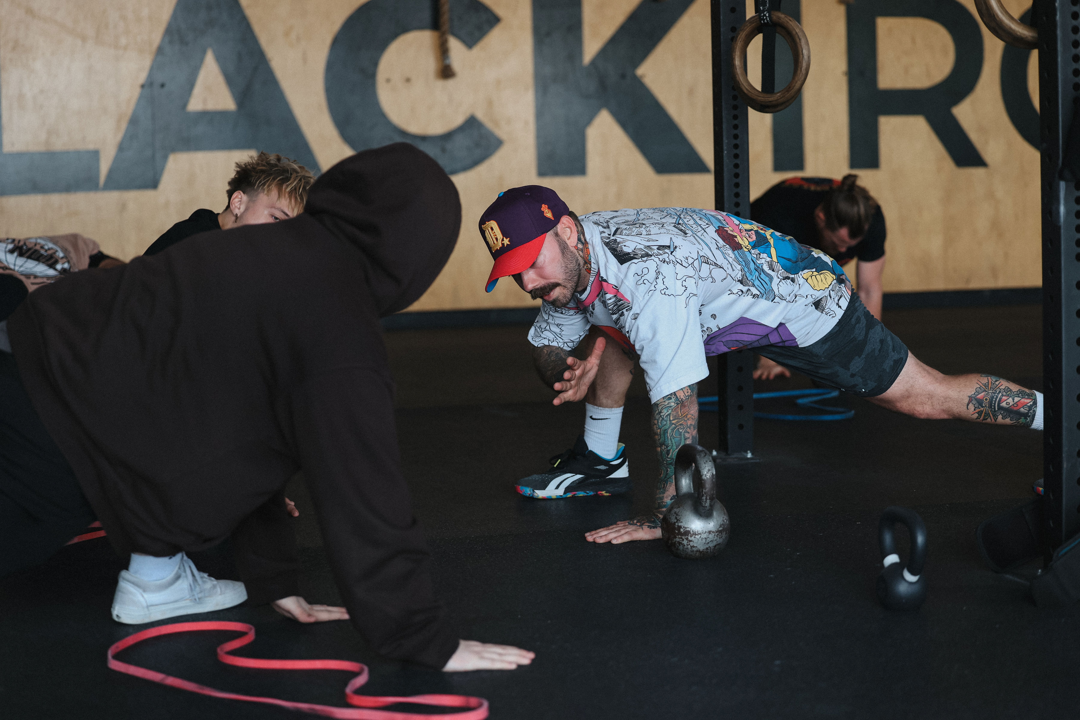 Group training class at Black Iron Athletics