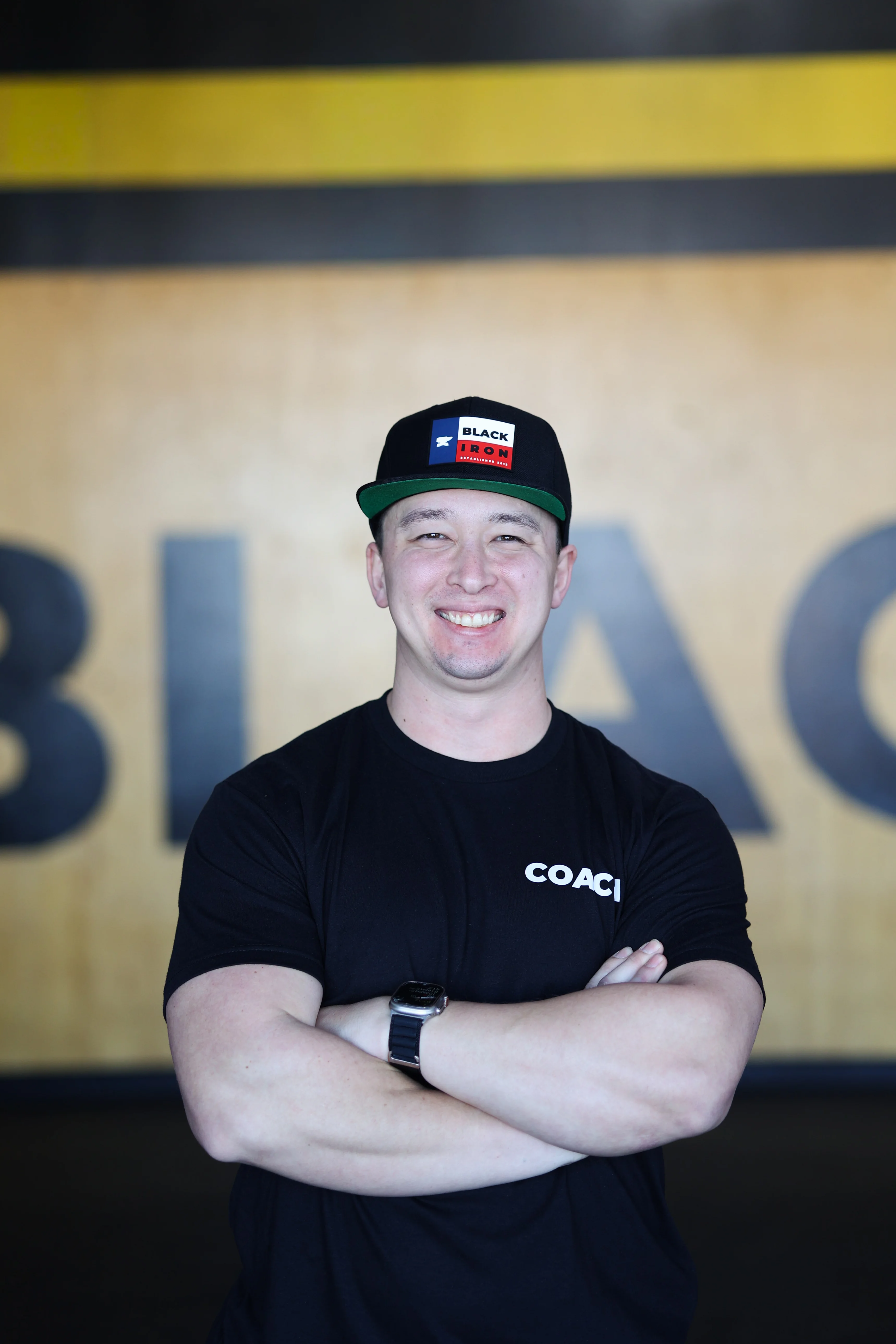 Coach Lawrence at Black Iron Athletics
